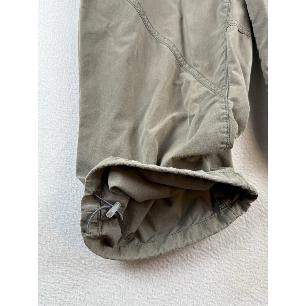 Eddie Bauer Sport Pants Womens 12 Brown Capri Outdoor Hiking Cropped Cargo Nylon - Picture 6 of 15